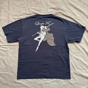 GU Navy Blue One Piece Collab Trafalgar Law Ope Ope Fruit T-Shirt Size M